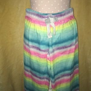 rainbow pajama pants